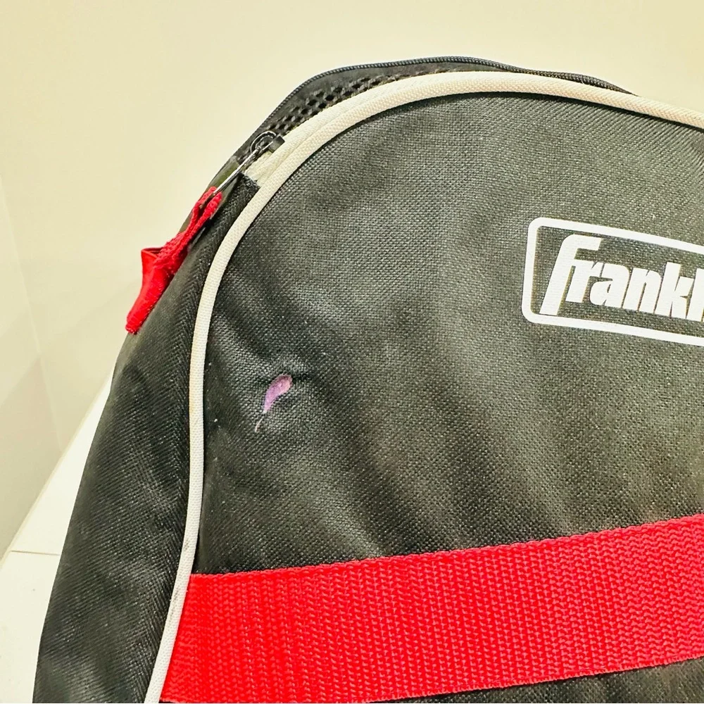 Franklin Sport Baseball Backpack Bat pack Equipment Bag Red‎ Black